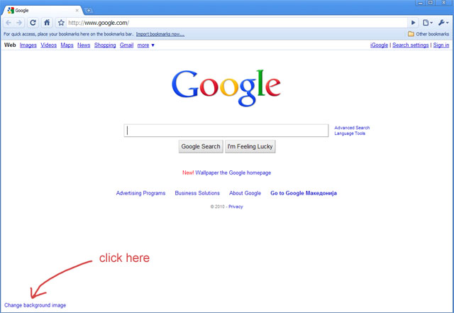 Set custom background on Google search | DetectorPRO